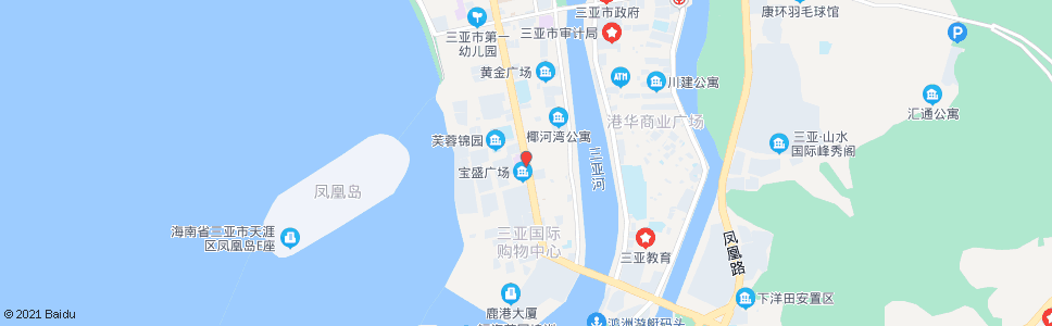 三亚一方百货_公交站地图_三亚公交_妙搜公交查询2024