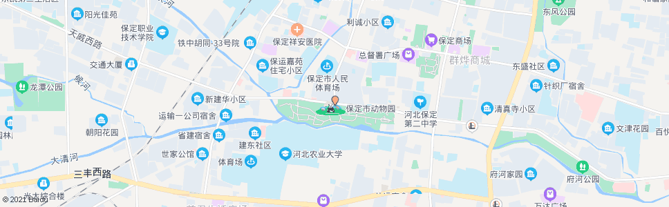 保定老城根(路口西)_公交站地图_保定公交_妙搜公交查询2024