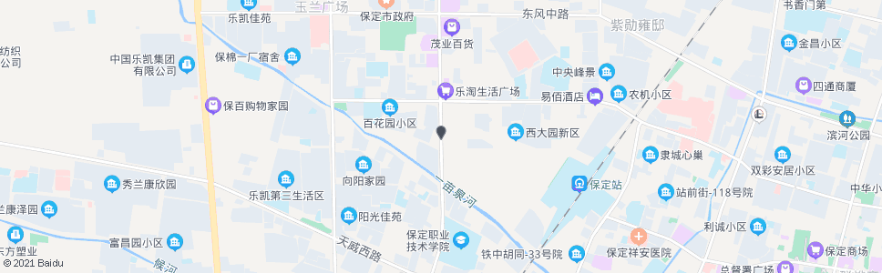 保定朝阳桥_公交站地图_保定公交_妙搜公交查询2024