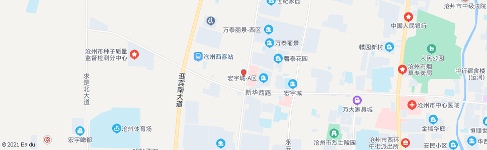 沧州传染病医院_公交站地图_沧州公交_妙搜公交查询2024