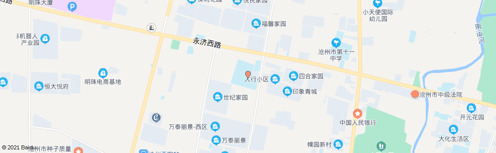 沧州派尼学校_公交站地图_沧州公交_妙搜公交查询2024