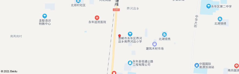 邯郸界河店_公交站地图_邯郸公交_妙搜公交查询2024