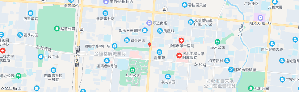 邯郸邯郸广播电视大学_公交站地图_邯郸公交_妙搜公交查询2024