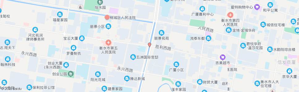 衡水前进街胜利路口_公交站地图_衡水公交_妙搜公交查询2024