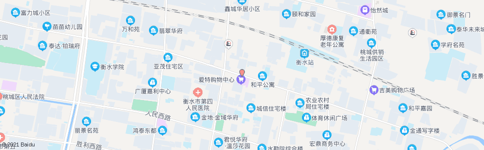 衡水爱特购物中心_公交站地图_衡水公交_妙搜公交查询2024