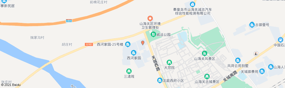 秦皇岛港苑新居_公交站地图_秦皇岛公交_妙搜公交查询2024