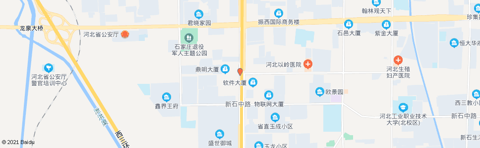 石家庄西二环新石北路口(东)_公交站地图_石家庄公交_妙搜公交查询2024