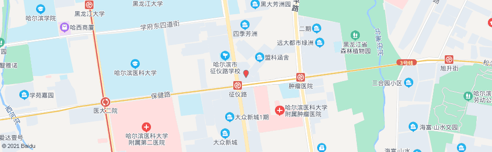 哈尔滨大众嘉园_公交站地图_哈尔滨公交_妙搜公交查询2024