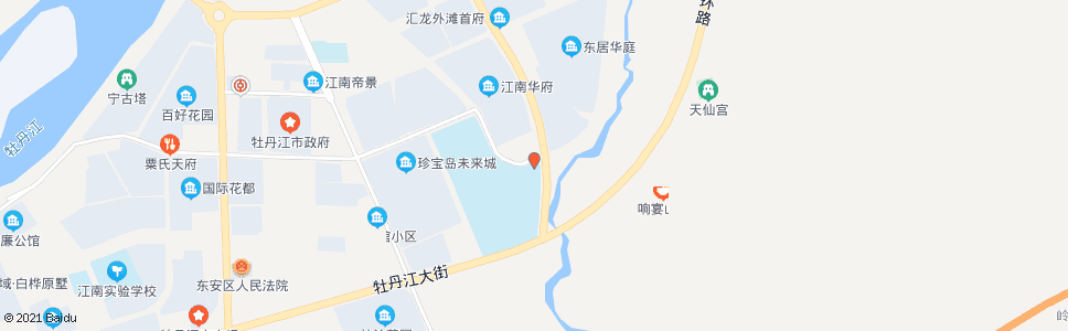 牡丹江江南华府市第一中学_公交站地图_牡丹江公交_妙搜公交查询2024