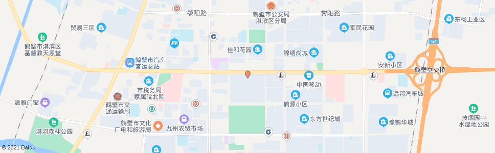 鹤壁市政府北门_公交站地图_鹤壁公交_妙搜公交查询2024