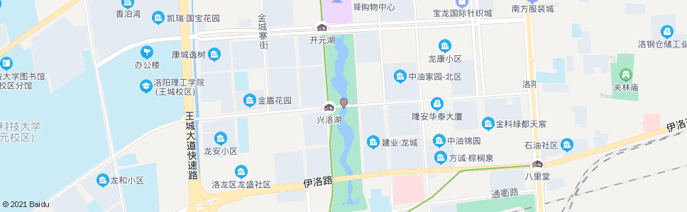 洛阳伊洛路兴洛东街口西_公交站地图_洛阳公交_妙搜公交查询2024