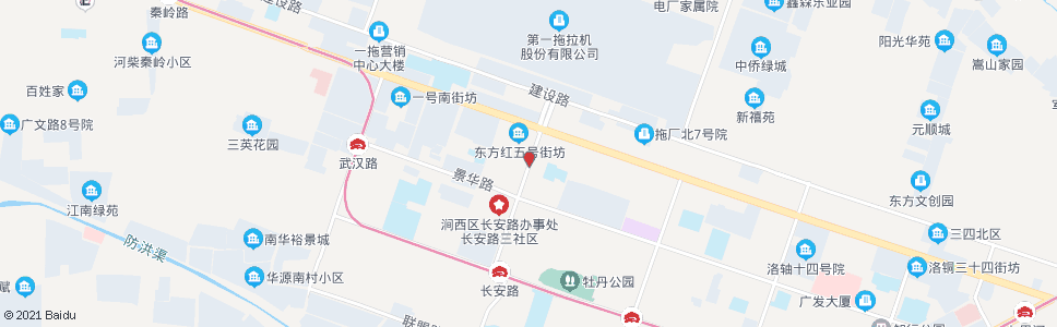 洛阳长安路景华路口北_公交站地图_洛阳公交_妙搜公交查询2024