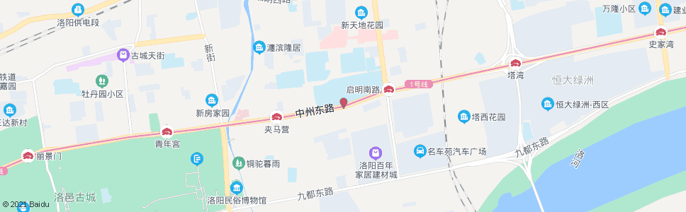 洛阳中州东路洛川街口_公交站地图_洛阳公交_妙搜公交查询2024