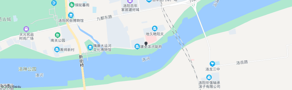 洛阳启明南路滨河北路口北_公交站地图_洛阳公交_妙搜公交查询2024