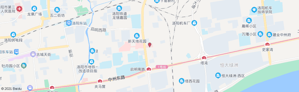 洛阳洛阳东都医院(启明南路熙春西路口)_公交站地图_洛阳公交_妙搜公交查询2024