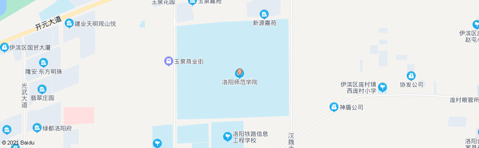 洛阳洛阳师范学院(玉泉街吉庆路口北)_公交站地图_洛阳公交_妙搜公交查询2024