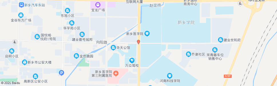 新乡向阳路新中大道_公交站地图_新乡公交_妙搜公交查询2024