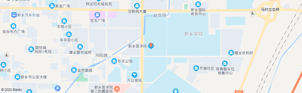 新乡新乡医学院(金穗大道新三街)_公交站地图_新乡公交_妙搜公交查询2024