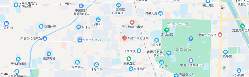 许昌市中心医院_公交站地图_许昌公交_妙搜公交查询2024