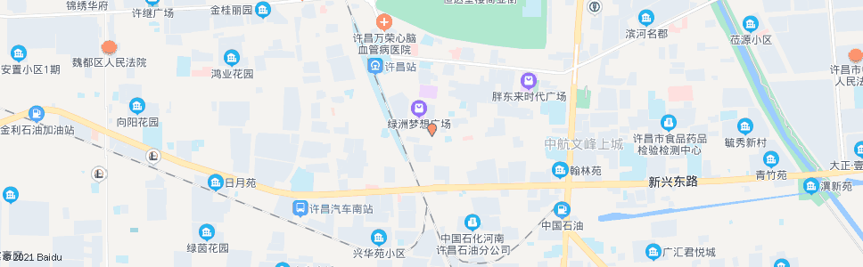 许昌小白象牙科(思故台市场)_公交站地图_许昌公交_妙搜公交查询2025