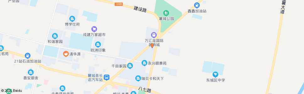 许昌老县武装部聚楼街路口_公交站地图_许昌公交_妙搜公交查询2024