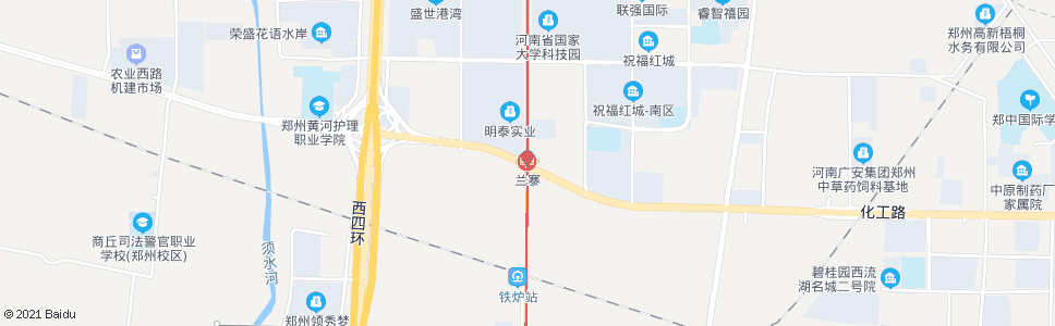 郑州兰寨站_公交站地图_郑州公交_妙搜公交查询2024