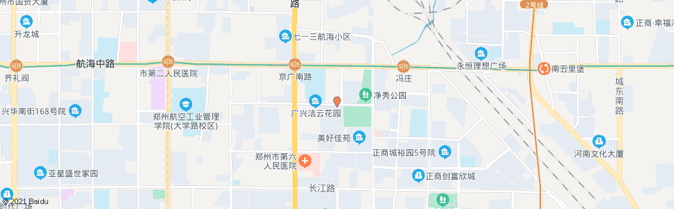 郑州华中路东段_公交站地图_郑州公交_妙搜公交查询2024