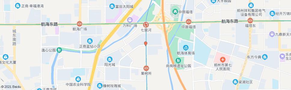 郑州长江东路腾飞路_公交站地图_郑州公交_妙搜公交查询2024