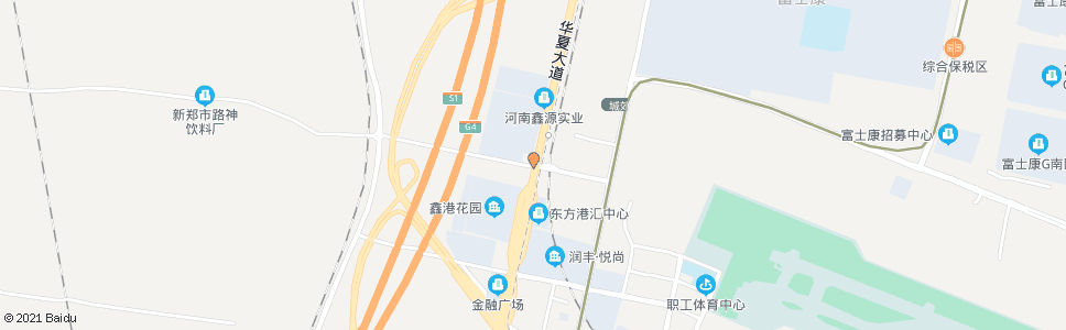 郑州四港联动大道中原路_公交站地图_郑州公交_妙搜公交查询2024