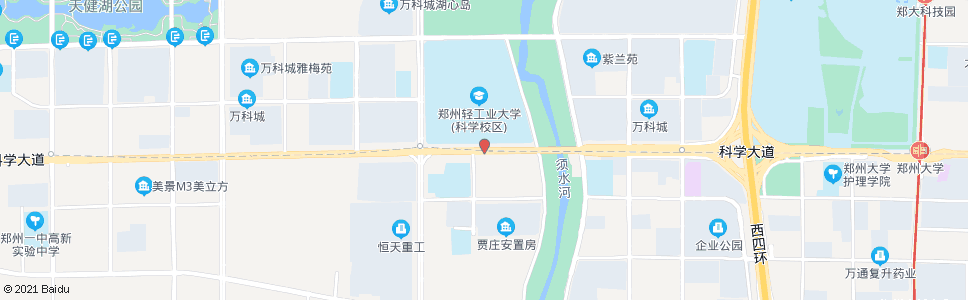 郑州科学大道水杉路_公交站地图_郑州公交_妙搜公交查询2024