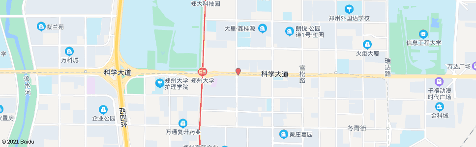 郑州科学大道春藤路_公交站地图_郑州公交_妙搜公交查询2024