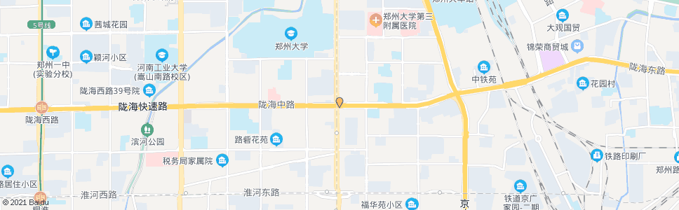 郑州陇海路大学路站_公交站地图_郑州公交_妙搜公交查询2024