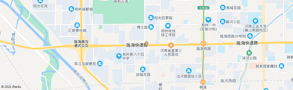 郑州陇海路华山路_公交站地图_郑州公交_妙搜公交查询2024