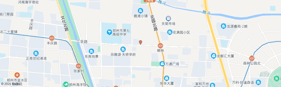 郑州东三街站_公交站地图_郑州公交_妙搜公交查询2024
