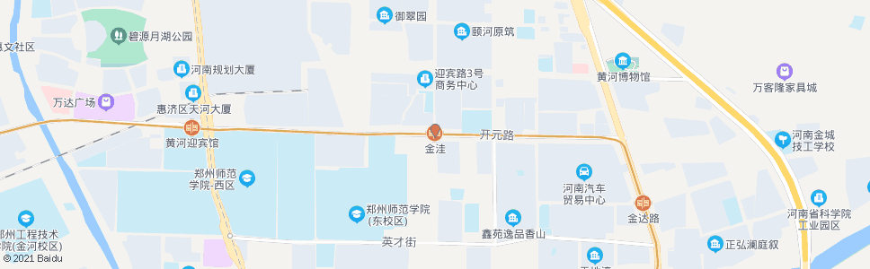 郑州开元路金洼_公交站地图_郑州公交_妙搜公交查询2024