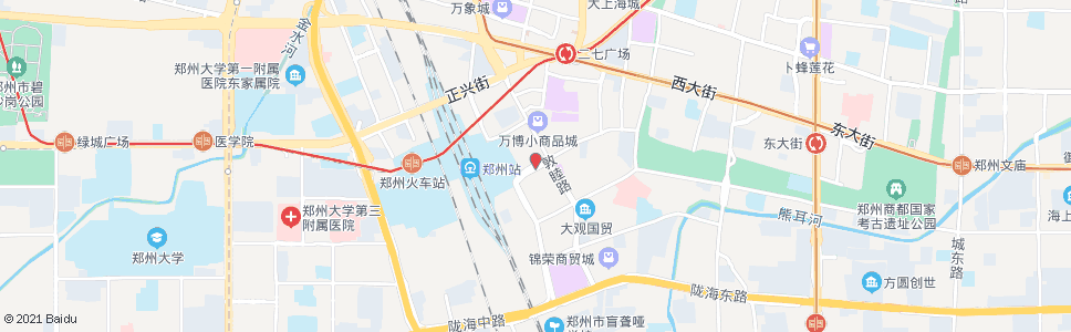 郑州火车站(南港湾)_公交站地图_郑州公交_妙搜公交查询2024