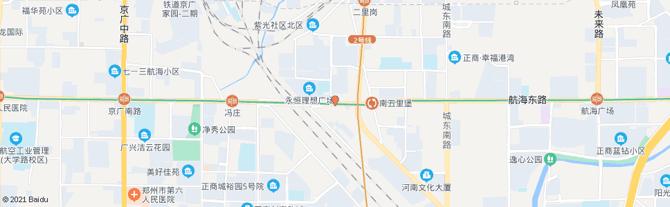 郑州航海路紫荆山路_公交站地图_郑州公交_妙搜公交查询2024