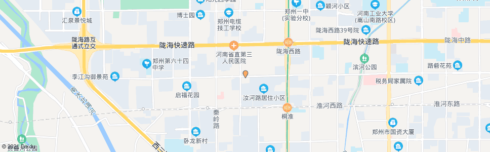 郑州世纪联华汝河店站_公交站地图_郑州公交_妙搜公交查询2024