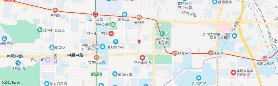 郑州百花路互助路_公交站地图_郑州公交_妙搜公交查询2024