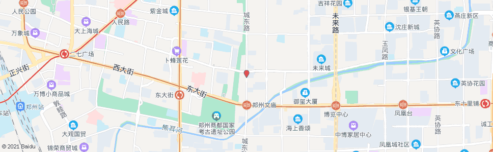 郑州城东路商城路_公交站地图_郑州公交_妙搜公交查询2024