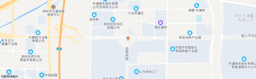 郑州G107辅道南三环_公交站地图_郑州公交_妙搜公交查询2024