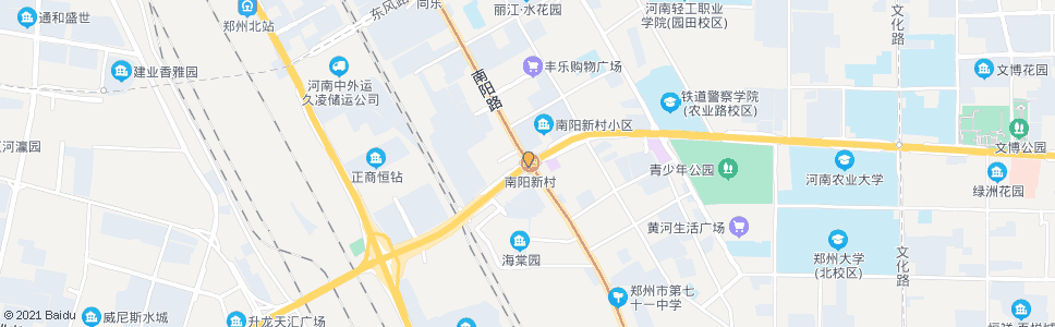 郑州南阳路农业路站_公交站地图_郑州公交_妙搜公交查询2024