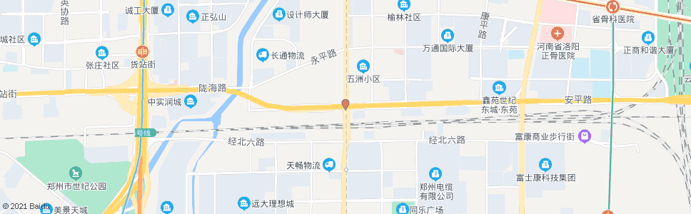 郑州陇海路黄河南路_公交站地图_郑州公交_妙搜公交查询2024