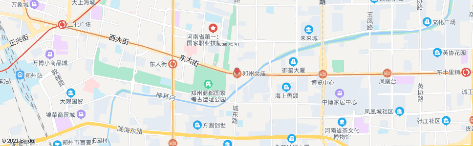 郑州城东路东大街站_公交站地图_郑州公交_妙搜公交查询2024