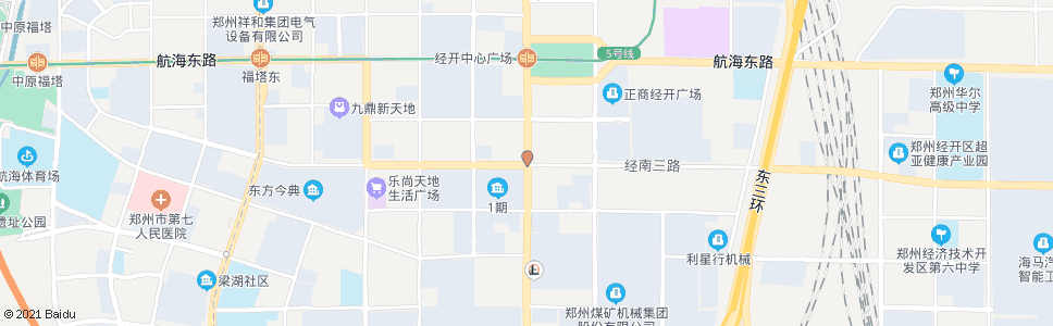 郑州经南三路经开第八大街_公交站地图_郑州公交_妙搜公交查询2024