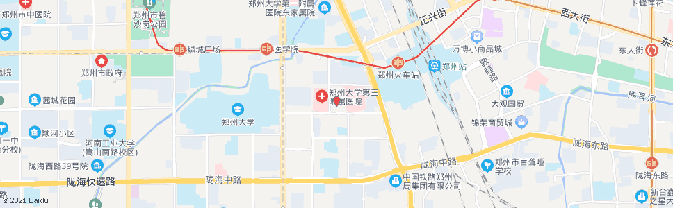 郑州武警医院分院(嵩山路)_公交站地图_郑州公交_妙搜公交查询2024