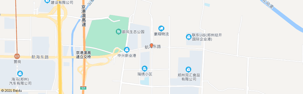 郑州航海路经开第二十二大街_公交站地图_郑州公交_妙搜公交查询2024