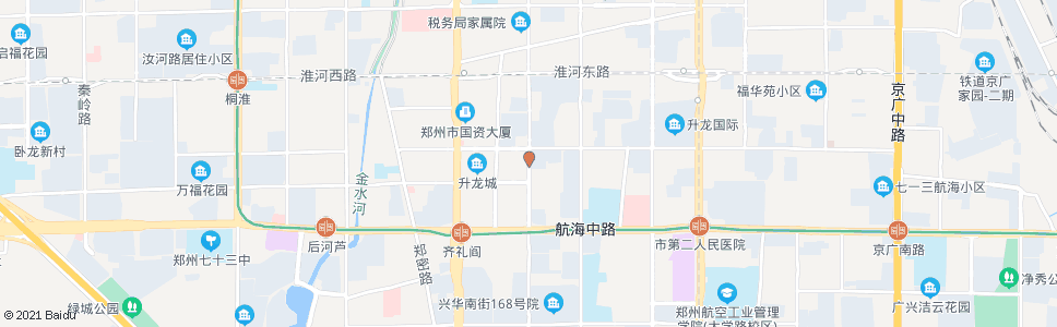 郑州兴华街政通路南_公交站地图_郑州公交_妙搜公交查询2024