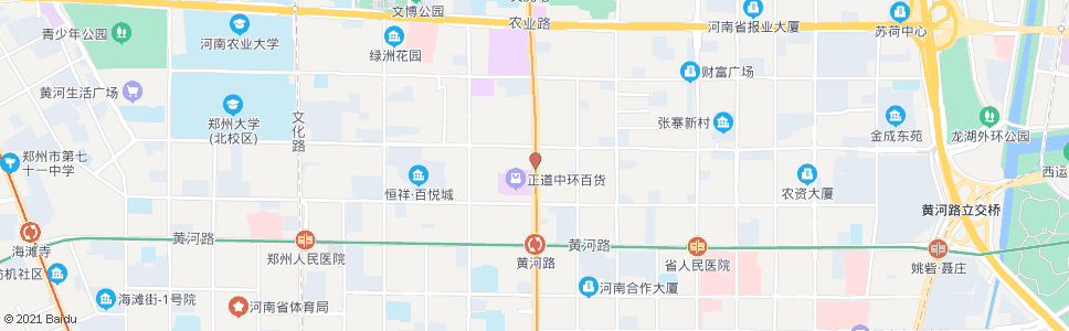 郑州红专路花园路_公交站地图_郑州公交_妙搜公交查询2024