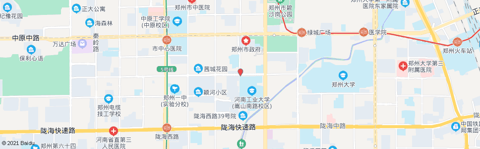 郑州伊河路百花里路_公交站地图_郑州公交_妙搜公交查询2024